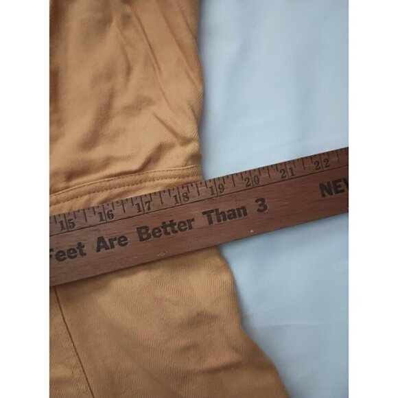 City Chic Mustard Yellow Flutter Sleeve Midi Dress Size S 16 NWT Button Front - Picture 6 of 10